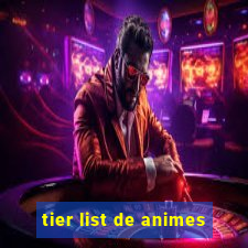 tier list de animes